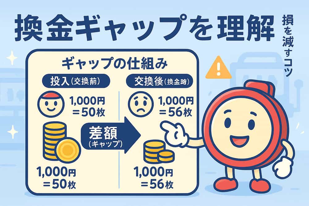 「換金ギャップ」を理解して損を減らす