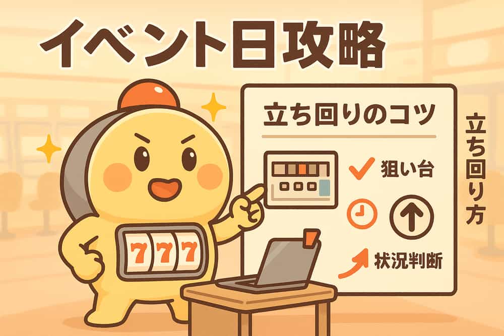 イベント日の効果的な立ち回り方