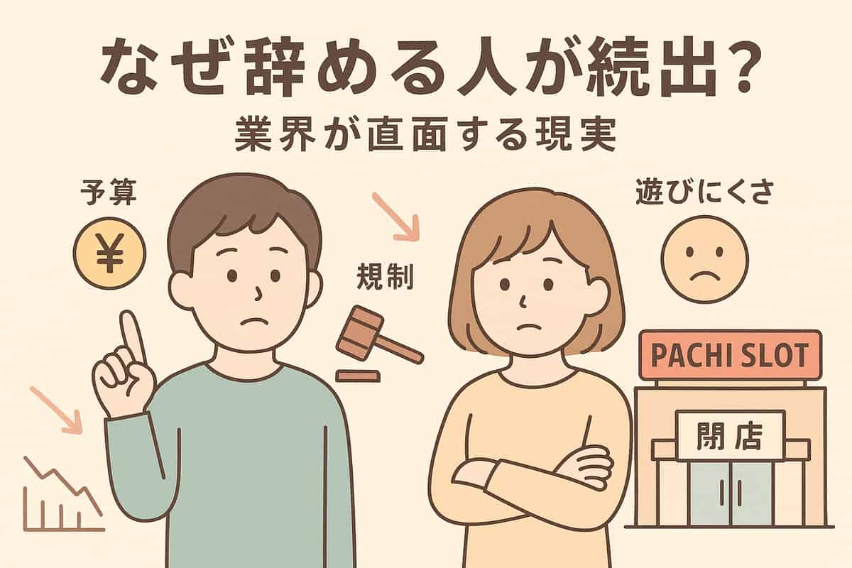 パチスロやめる人続出する本当の理由と業界が直面する現実