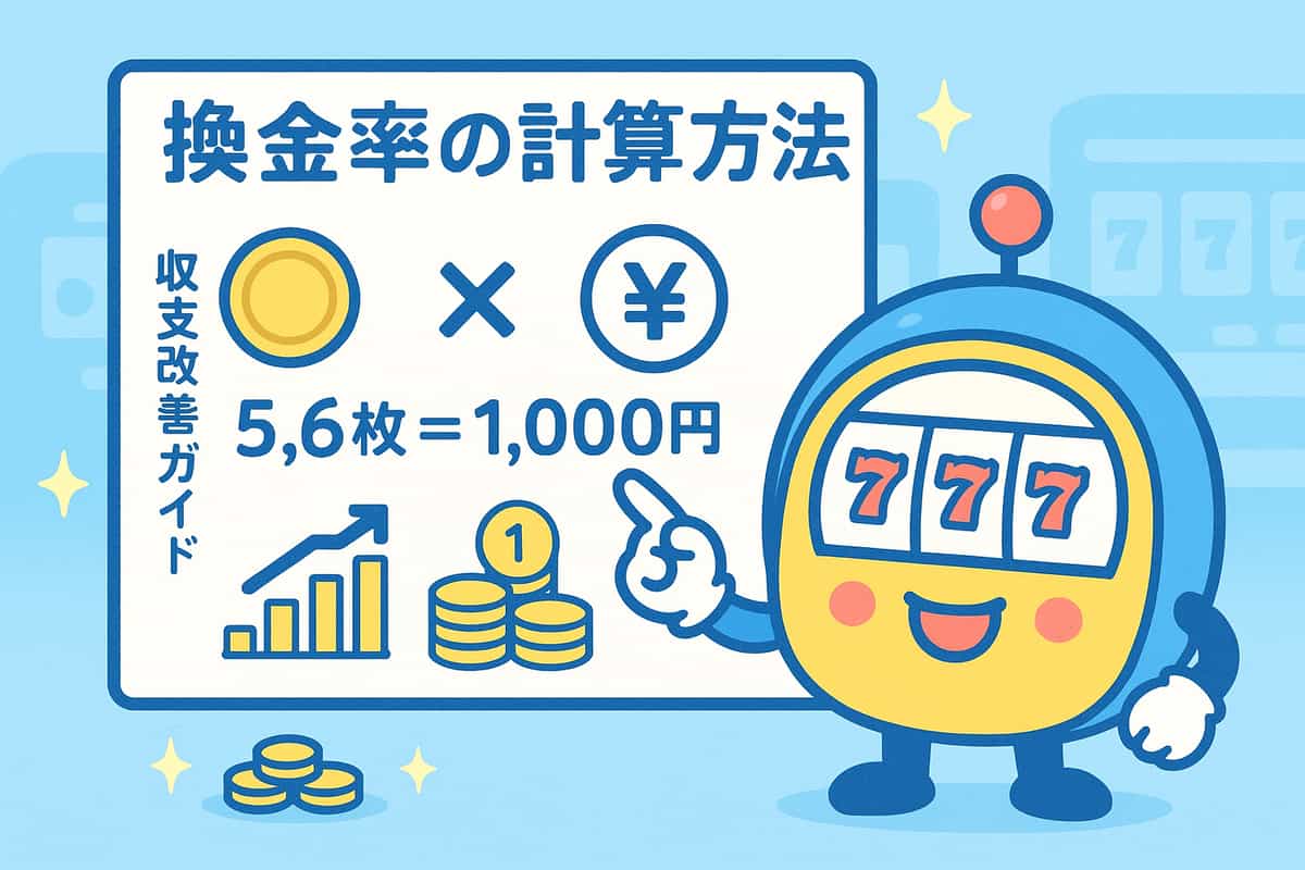 パチスロ換金率の計算方法を理解して収支改善につなげる実践ガイド