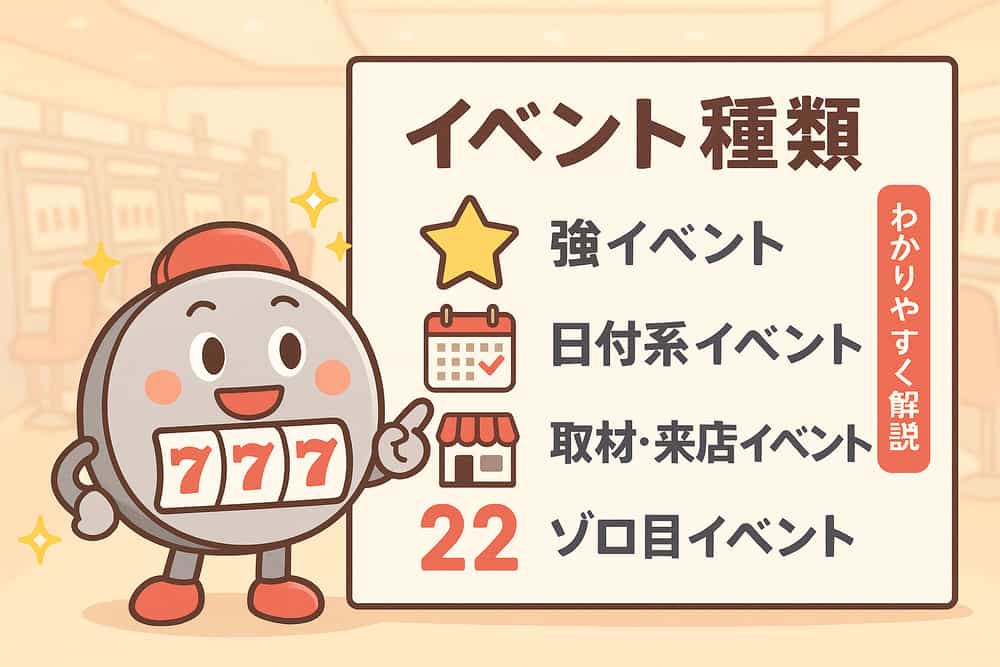 主なスロットイベントの種類