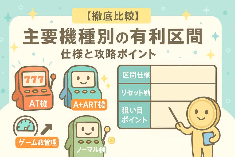 主要機種別の有利区間仕様と攻略ポイント