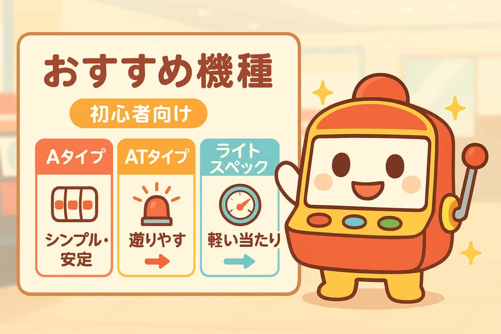 初心者におすすめの機種タイプ