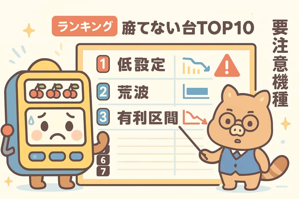 勝てないパチスロ機種ランキングTOP10