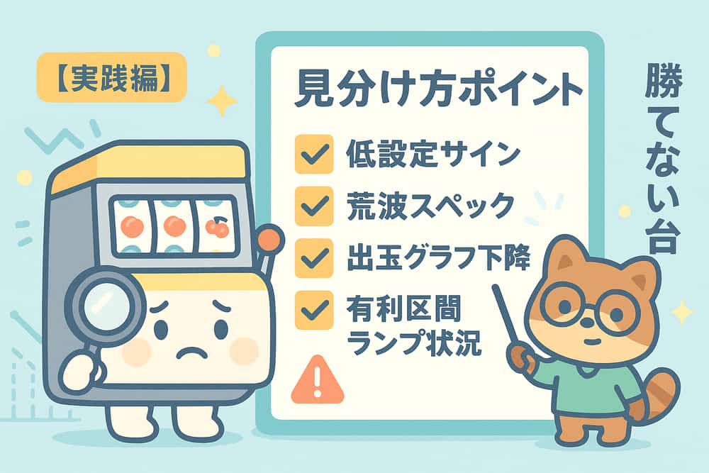 勝てない機種を見分けるための実践的なポイント