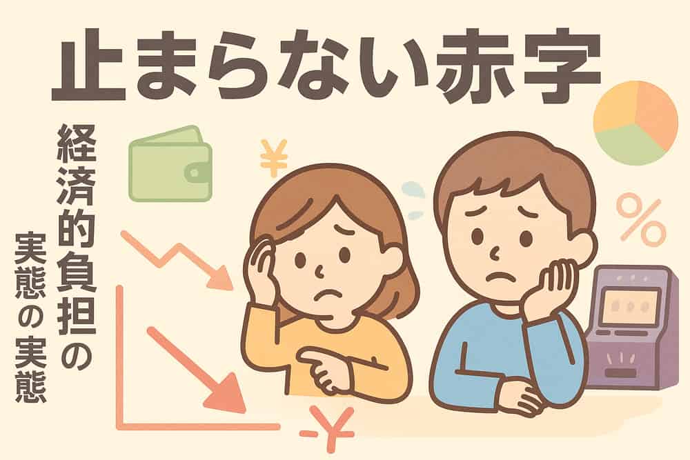 収支悪化と経済的な負担の現実
