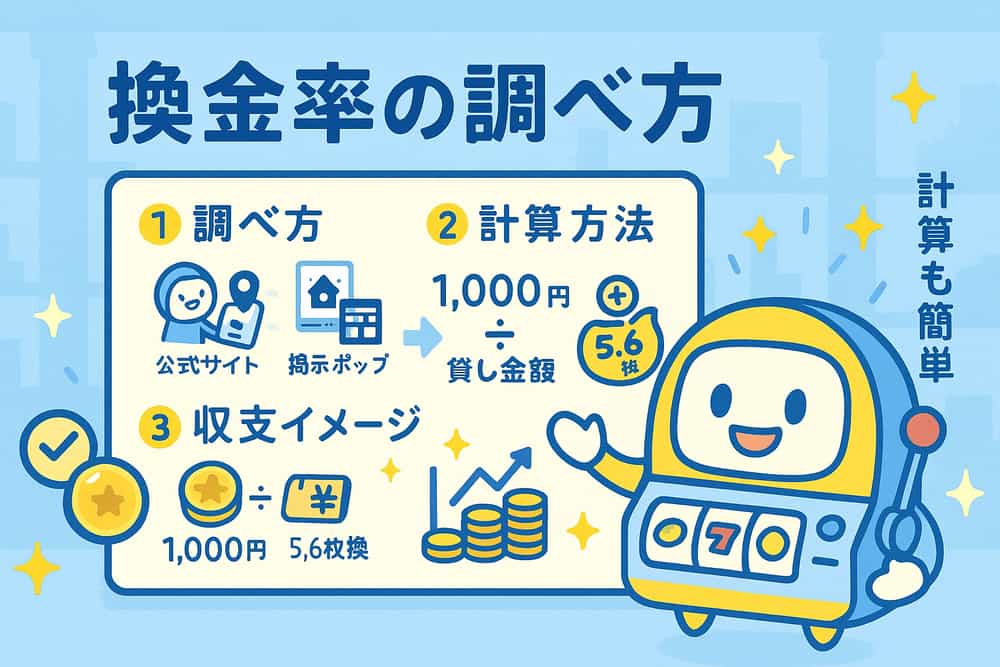 換金率の調べ方と計算方法