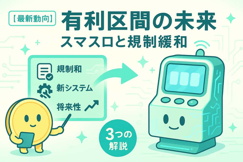 有利区間システムの今後：スマートパチスロと規制緩和の動向
