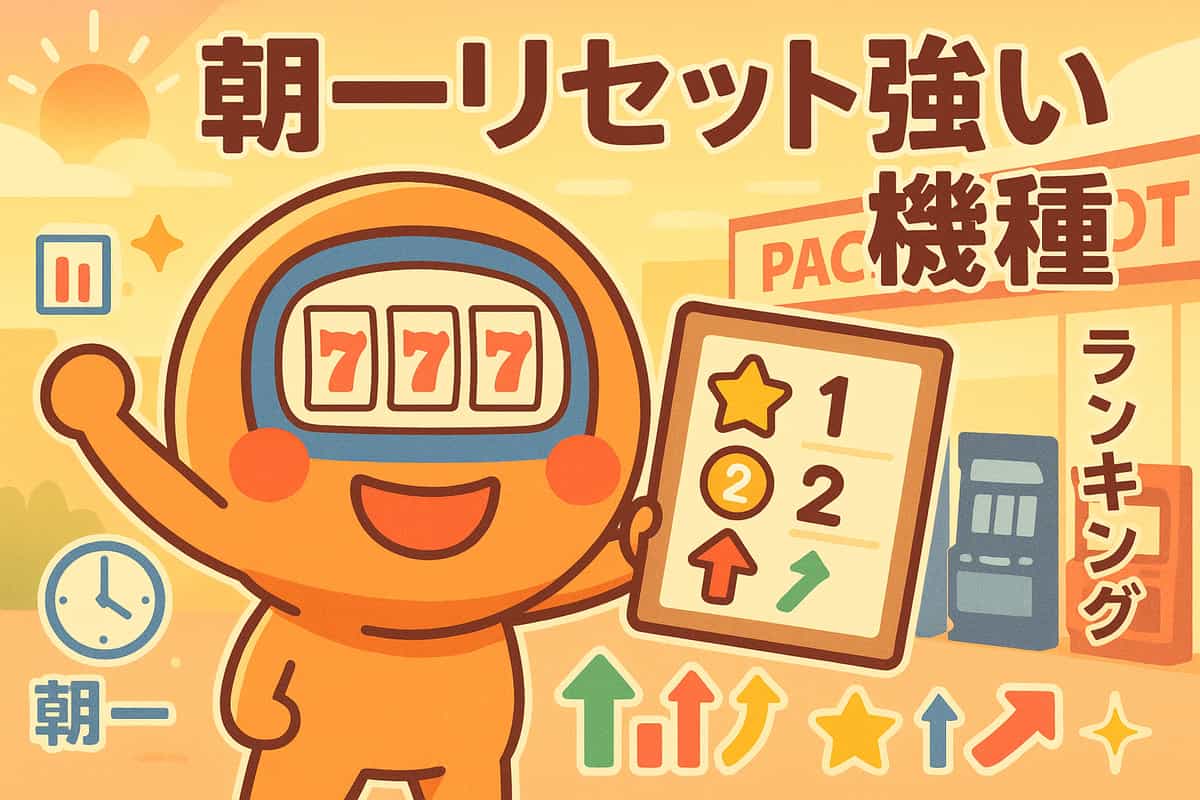 朝一スロットランキング！勝つためのリセット恩恵が強い機種