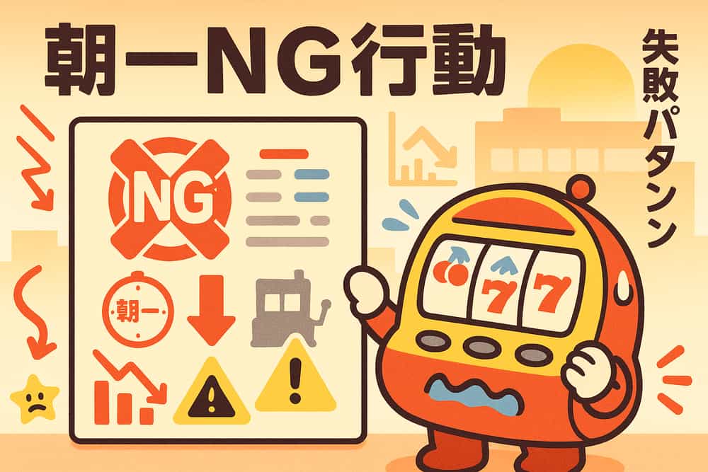 朝一狙いで避けるべき失敗パターン