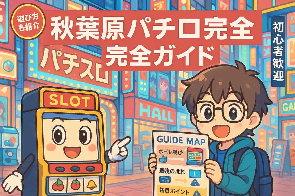 秋葉原パチスロホール完全ガイド｜オタク文化と遊技の楽しみ方