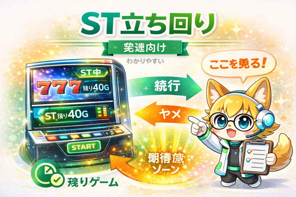 STタイプ機種の立ち回りポイント