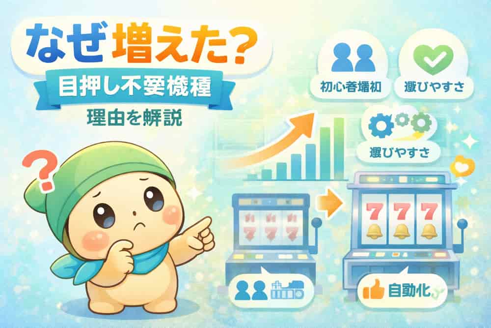 なぜ目押し不要機種が増えたのか