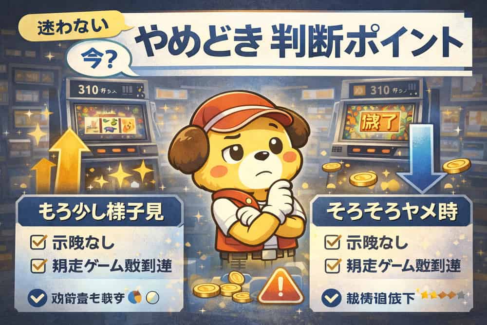 やめどきの判断ポイント