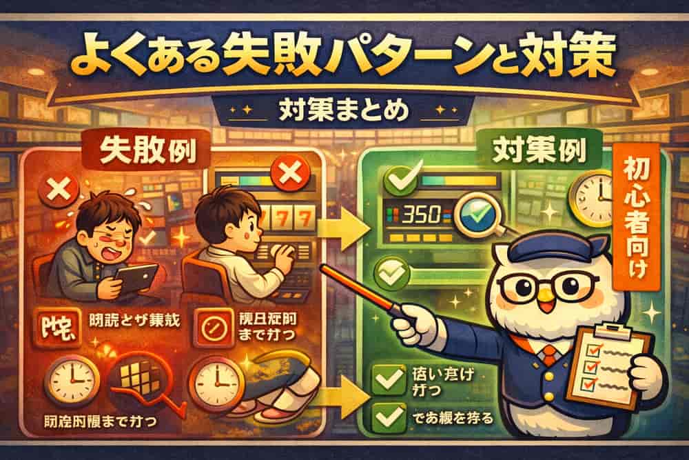 よくある失敗パターンと対策