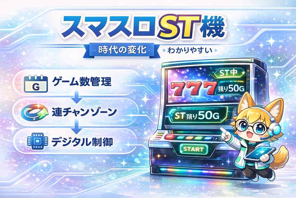 スマスロ時代のSTタイプ機種とは