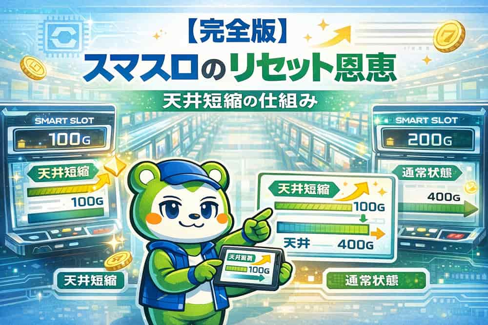 スマスロ時代のリセット恩恵と天井短縮の仕組み