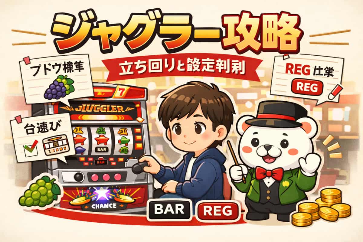 スロットジャグラーで勝つための実践的な立ち回り術と設定判別の極意