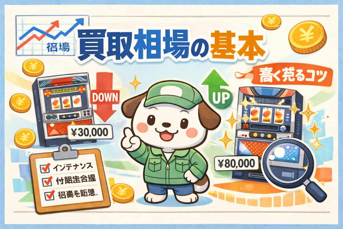 スロット買取の値段は？高く売るための実践テクニック