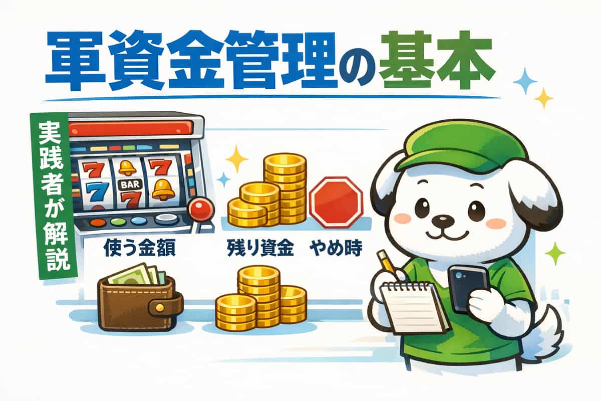 スロット軍資金管理の基本を実践者が徹底解説