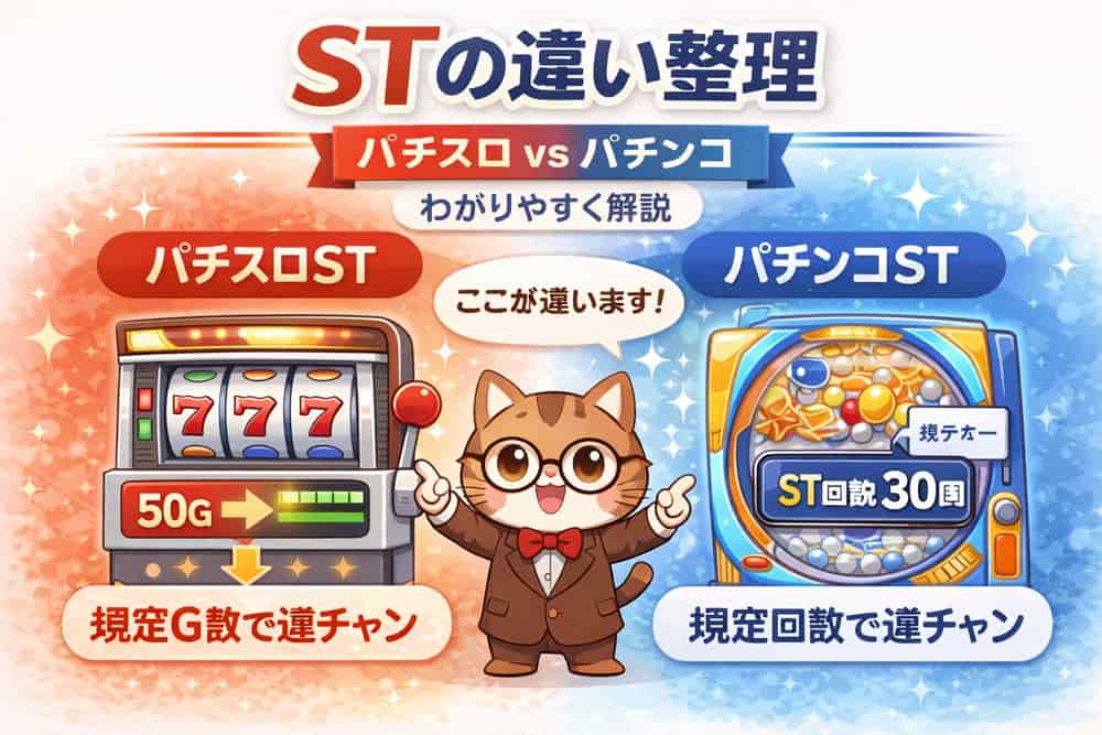 パチンコのSTとの違いを整理する