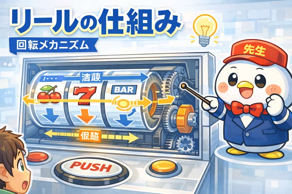 リール回転のメカニズムを知る