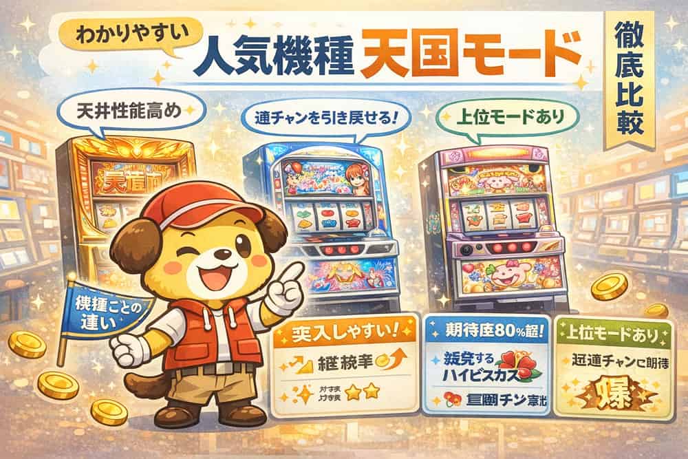 人気機種別の天国モード詳細