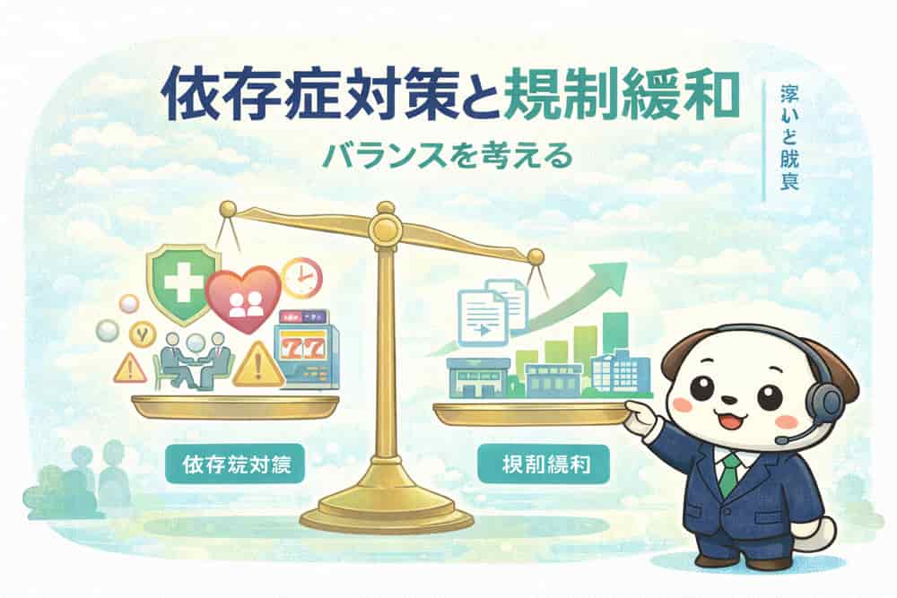 依存症対策と規制緩和のバランス
