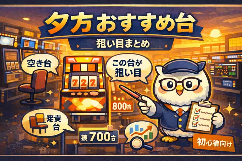 夕方からおすすめのスロット台