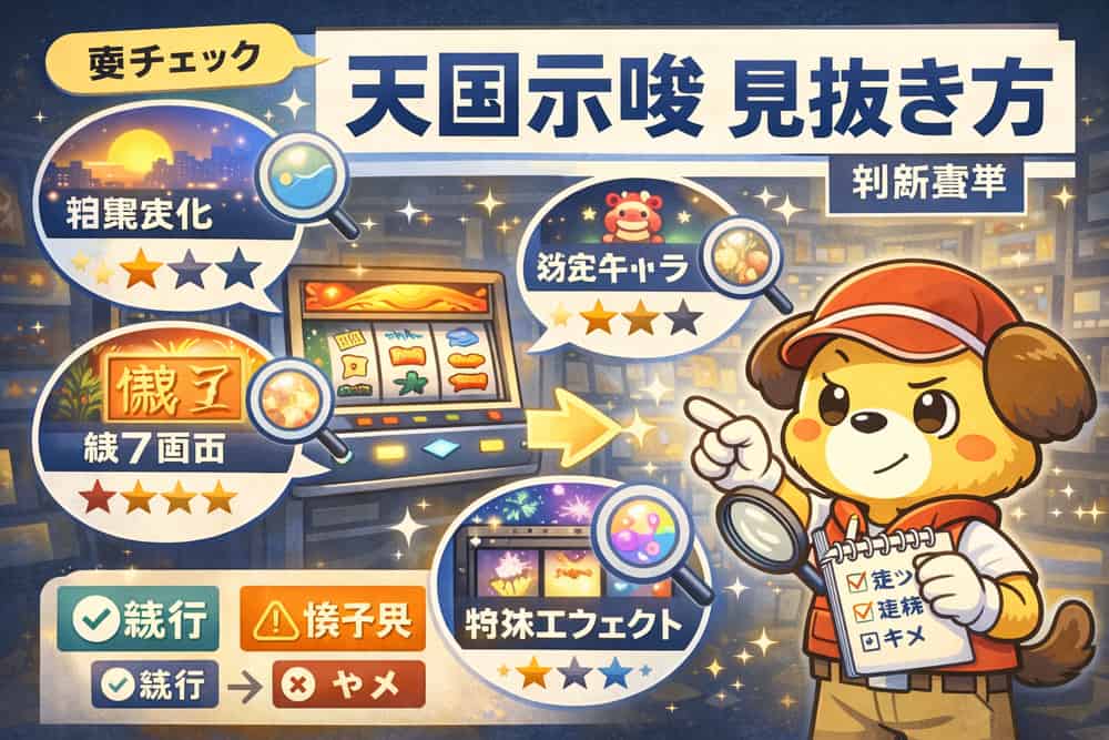 天国示唆演出の見方と判断基準