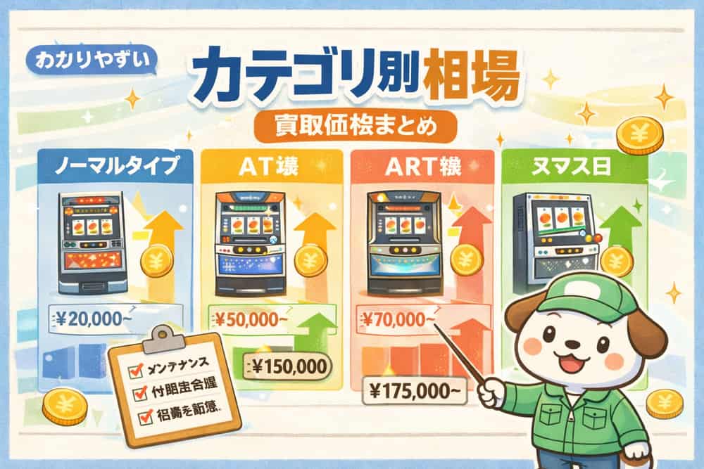 機種カテゴリ別の買取価格相場