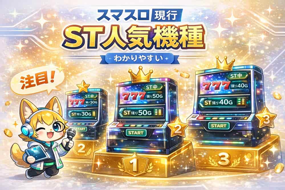 現行スマスロのSTタイプ人気機種