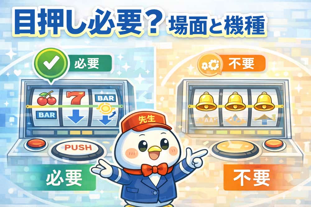 目押しが必要な場面と不要な機種