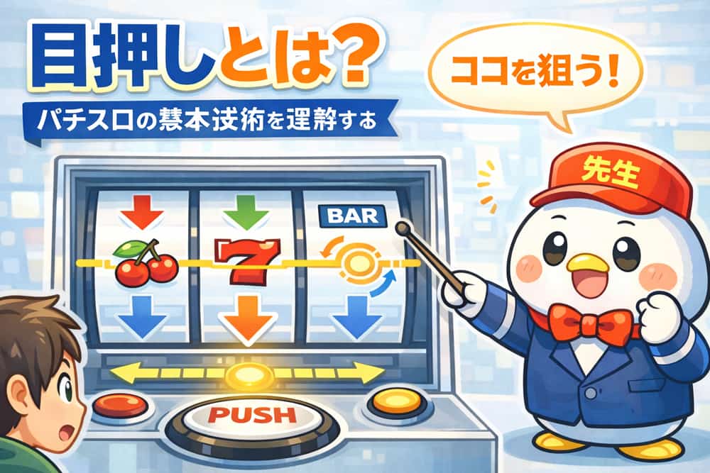 目押しとは？パチスロの基本技術を理解する
