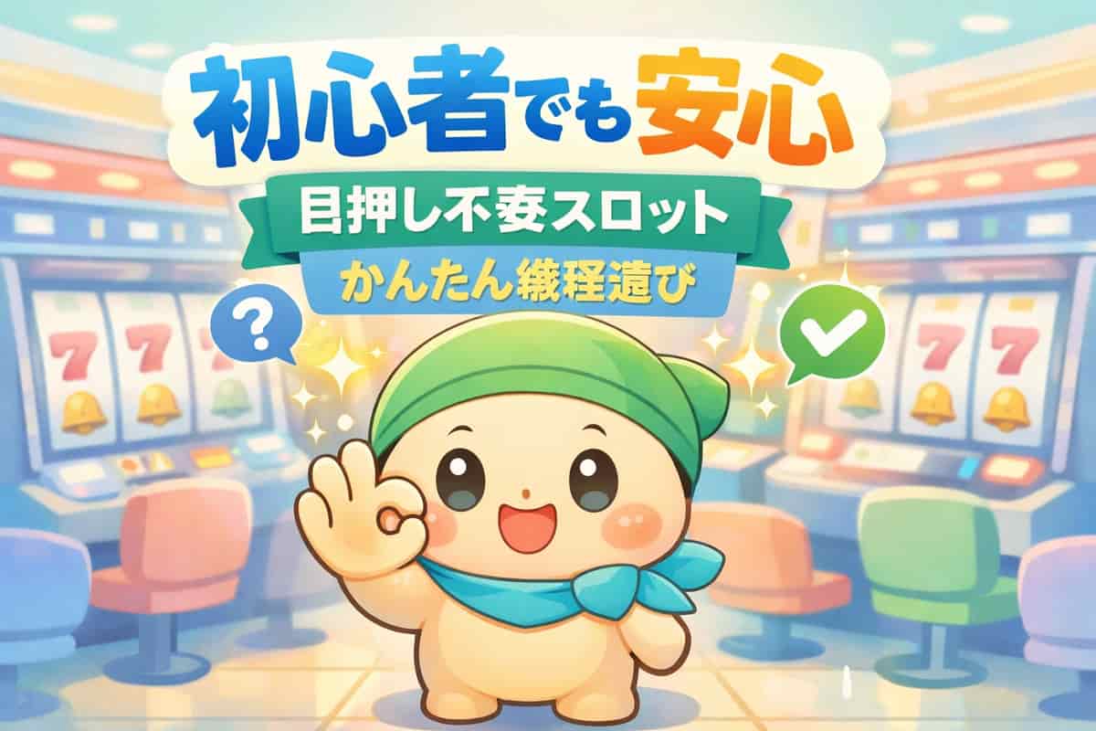 目押し不要スロットで初心者でも安心！楽しめる機種選びガイド
