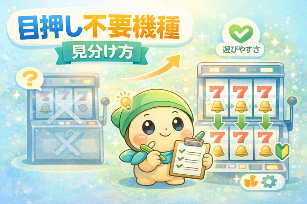 目押し不要機種の見分け方