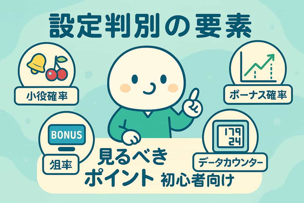 設定判別の主要な要素を知る