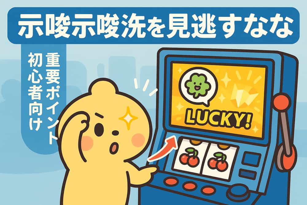 設定示唆演出を見逃さない