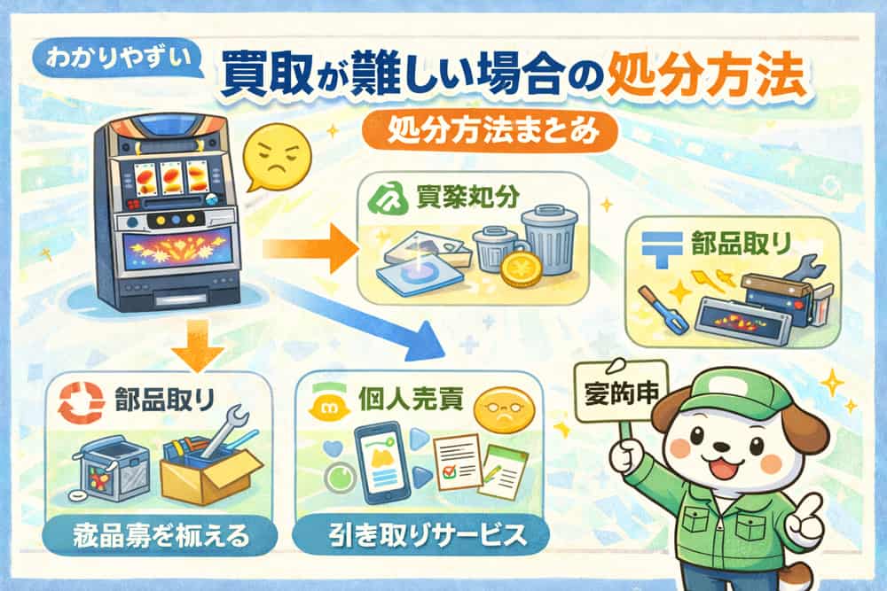 買取が難しい場合の処分方法