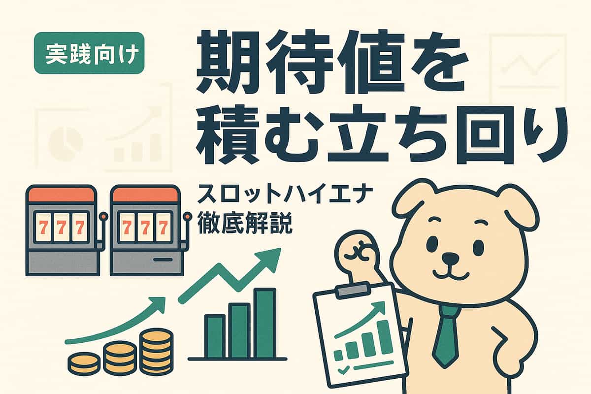 スロットで期待値を積み上げる！ハイエナの実践的な立ち回りを徹底解説