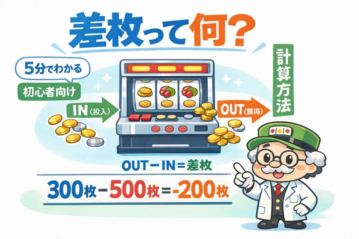 スロットの差枚とは？初心者でもわかる計算方法と実践活用ガイド