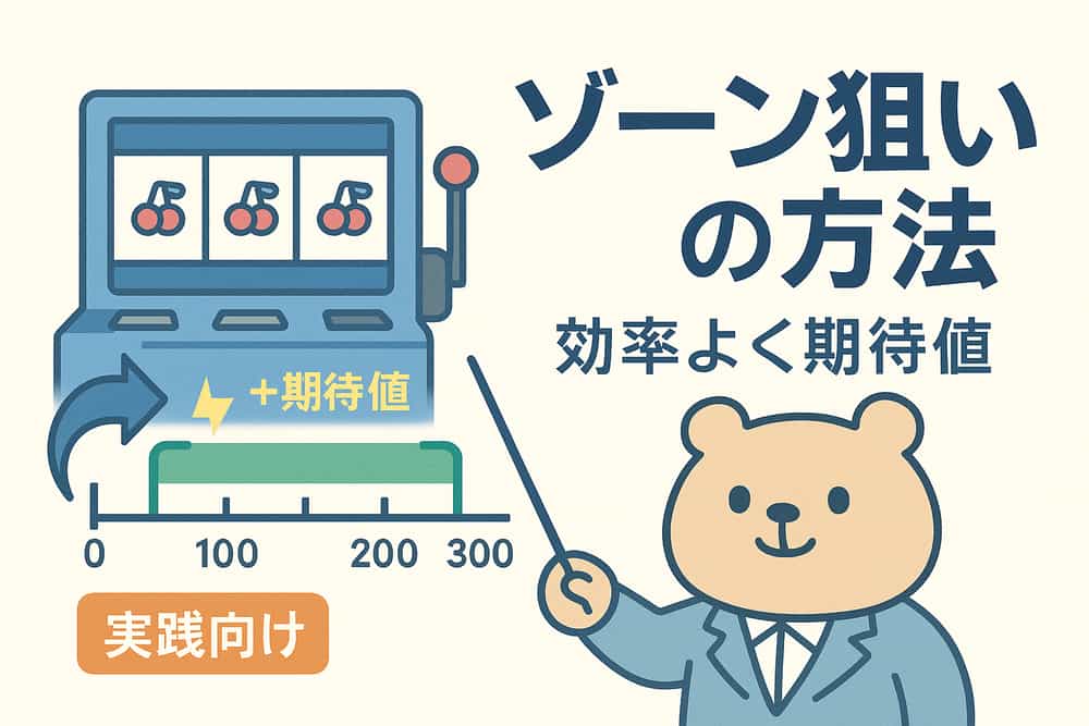 ゾーン狙いで効率よく期待値を稼ぐ方法