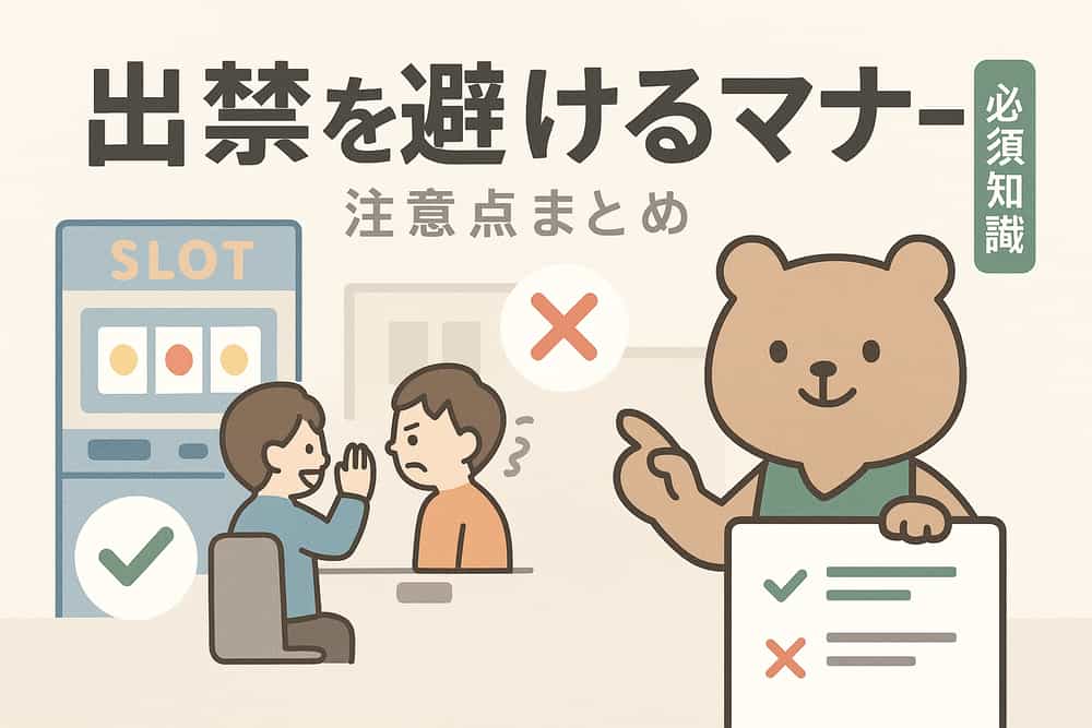 出禁リスクを避けるためのマナーと注意点