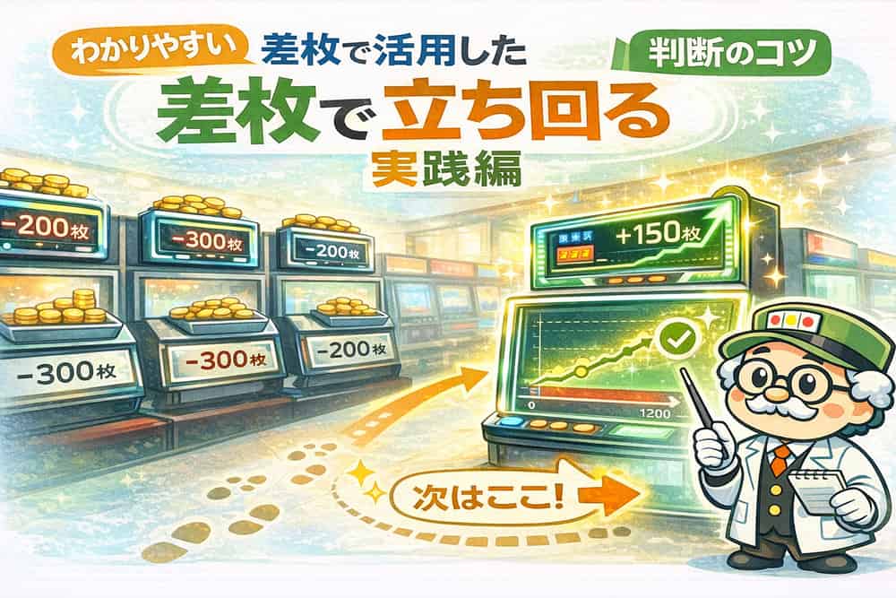 差枚を活用した実践的な立ち回り