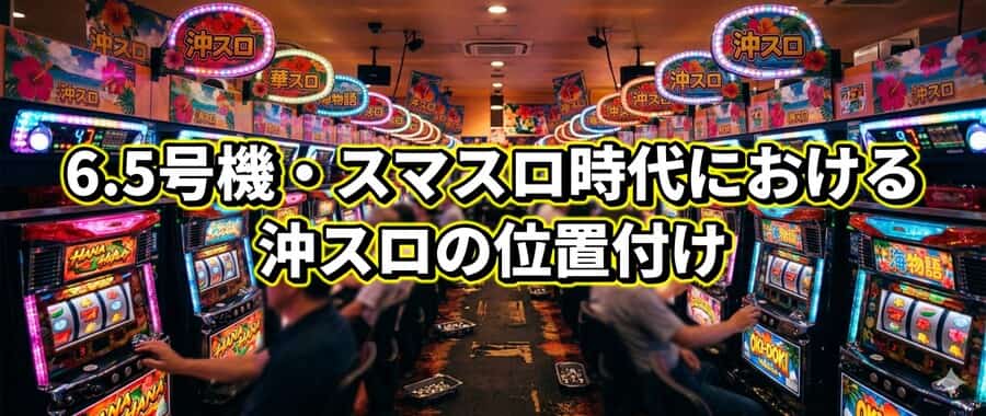 6.5号機・スマスロ時代における沖スロの位置付け