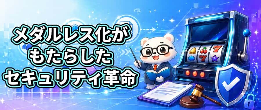 メダルレス化がもたらしたセキュリティ革命